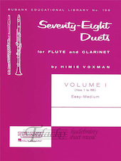 78 Duets for Flute and Clarinet Vol. 1